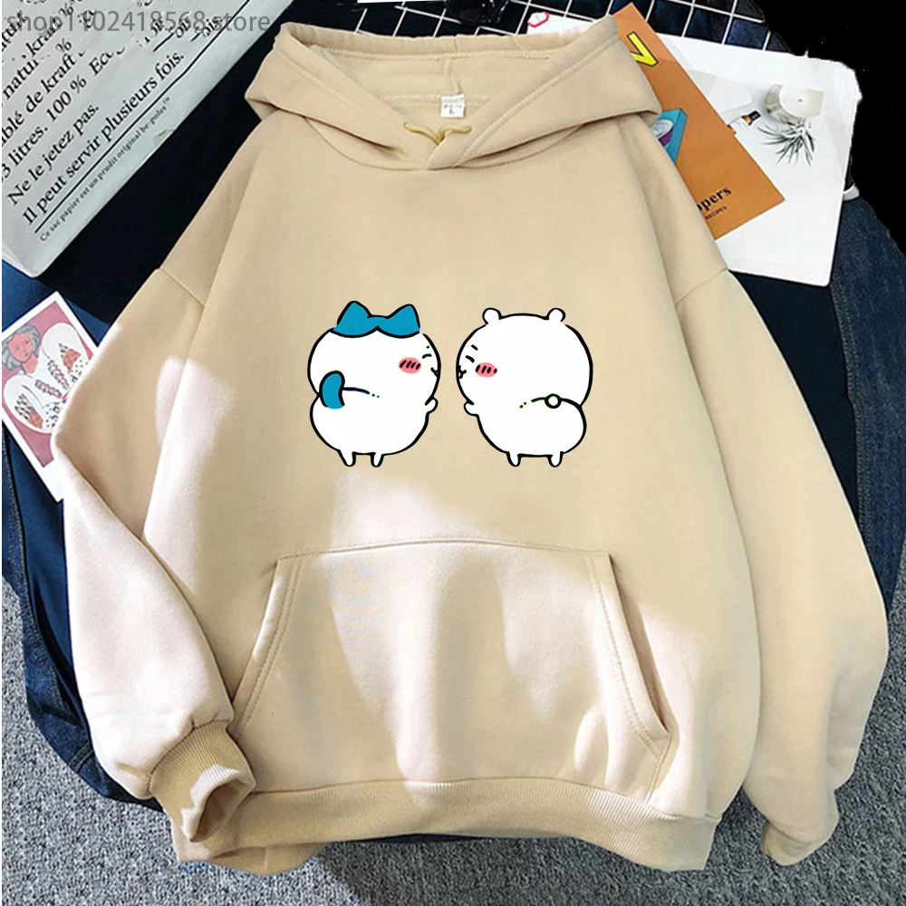 

Sumikko Gurashi Chiikawa Hoodie Women Unisex Hooded Sweatshirts Men Girls Winter Loose Couple Tops Kawaii Cartoon y2k Clothes