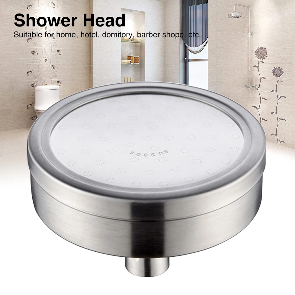 

360 Degree Rotation Shower Head Sprayer Bathroom Household Detachable Universal High Pressure Stainless Steel Hotel Water Saving