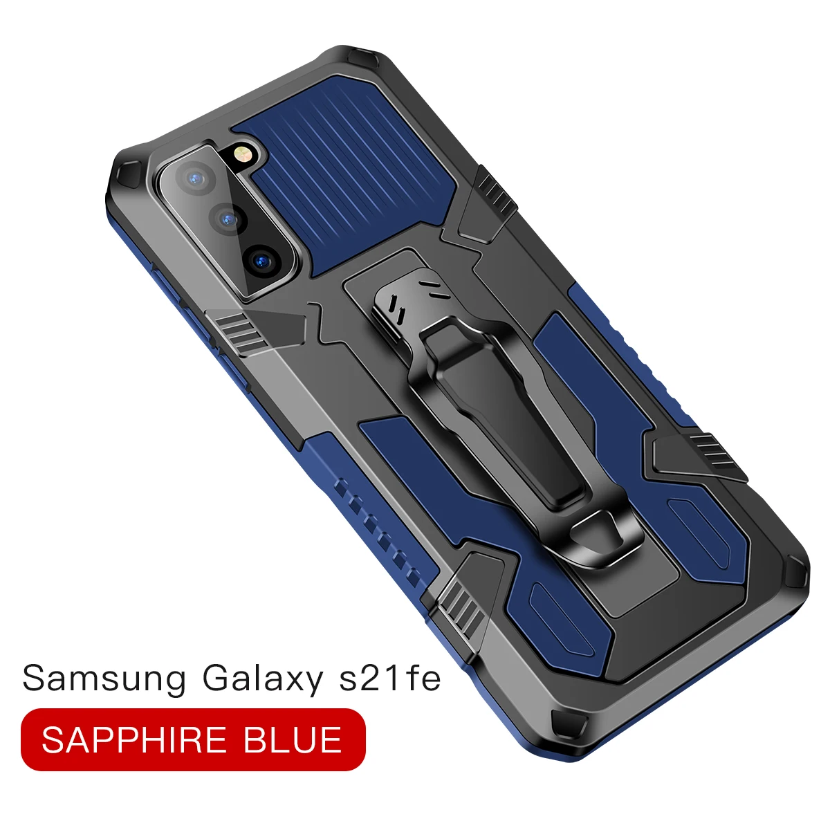 

Case For Samsung Galaxy S22 S21 S20 FE Ultra Plus Note 20 10 M31 Shockproof Hybrid Rugged Kickstand Armor With Belt Phone Cover