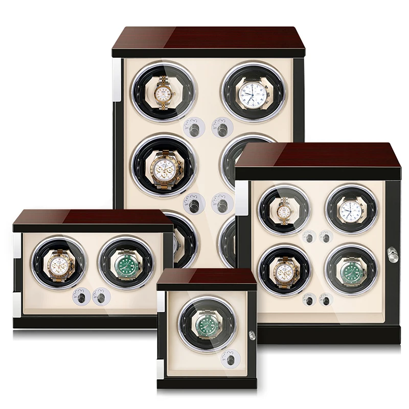 Luxury Mechanical Watch Winder Box Automatic Watch Winder Silent Storage Box Rotating Yarn Winder Display Cabinet Gift Ideas