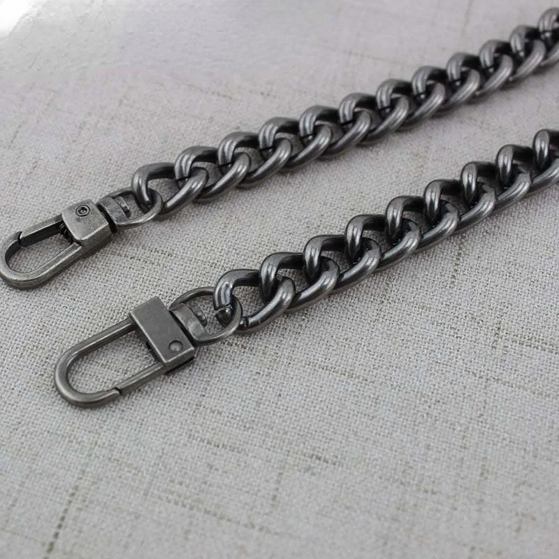 100-130cm High Quality 11mm Fashion Aluminum Chain Bags Purses Strap Accessory Factory Quality Plating Cover Wholesale