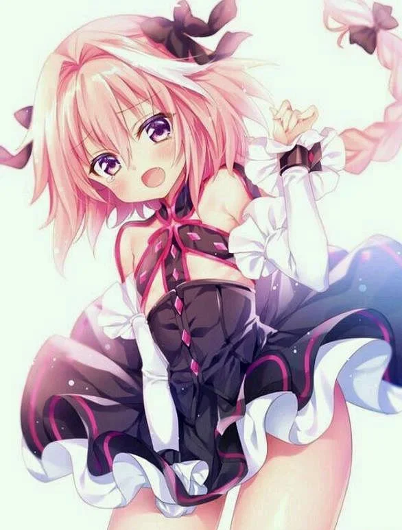 Fate Grand Order FGO розовый парик для косплея японское аниме костюм Астольфо парики 100