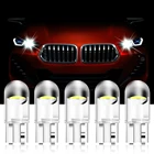 Светодиодная автомобильная лампа W5W 194 T10 со стеклянным корпусом, 5 шт., Cob 6000K для lada niva kalina priora granta largus vaz samara 2110, газовая Газель