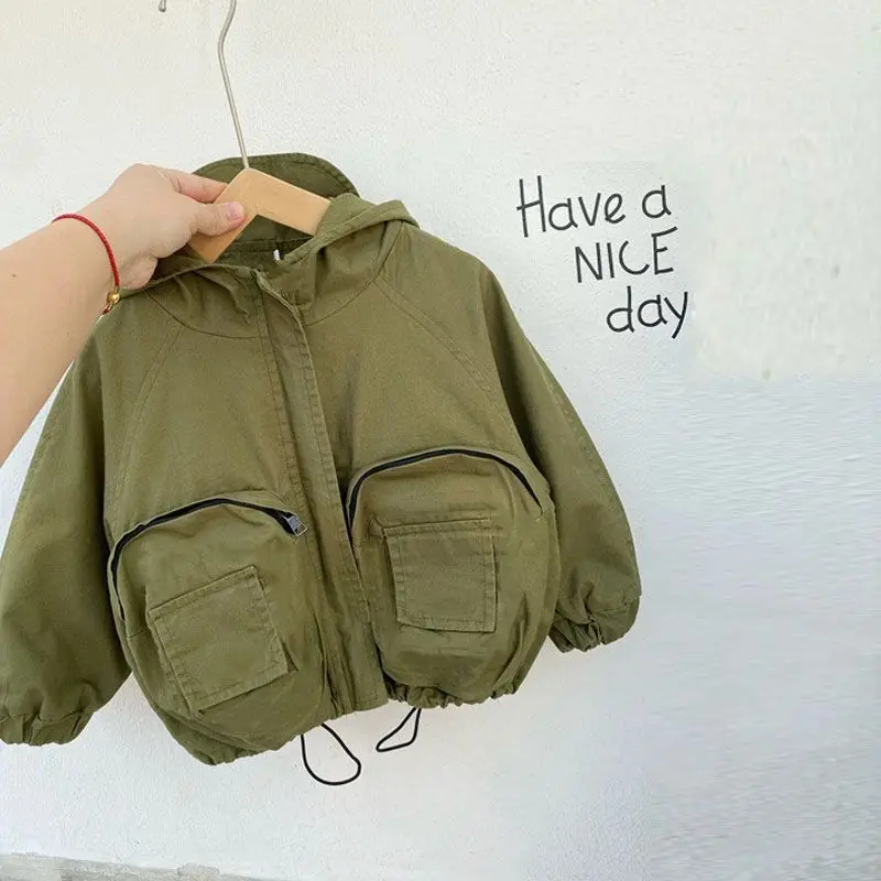 

Детская верхняя одежда, осенняя толстовка, модные весенние новые куртки 2023, хлопковая одежда, детская куртка для малышей 1-7, для мальчиков и девочек