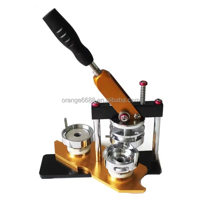 Ручная машина для изготовления значков с кнопками 25 32 37 44 50 58 75 мм холодильника