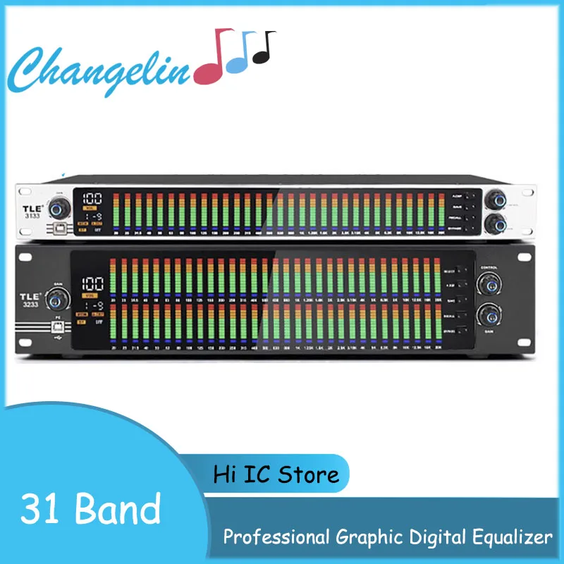 

Профессиональный Графический Цифровой эквалайзер 31 Band, зеркальный дисплей с функцией обработки звука и рандомным шумоподавлением