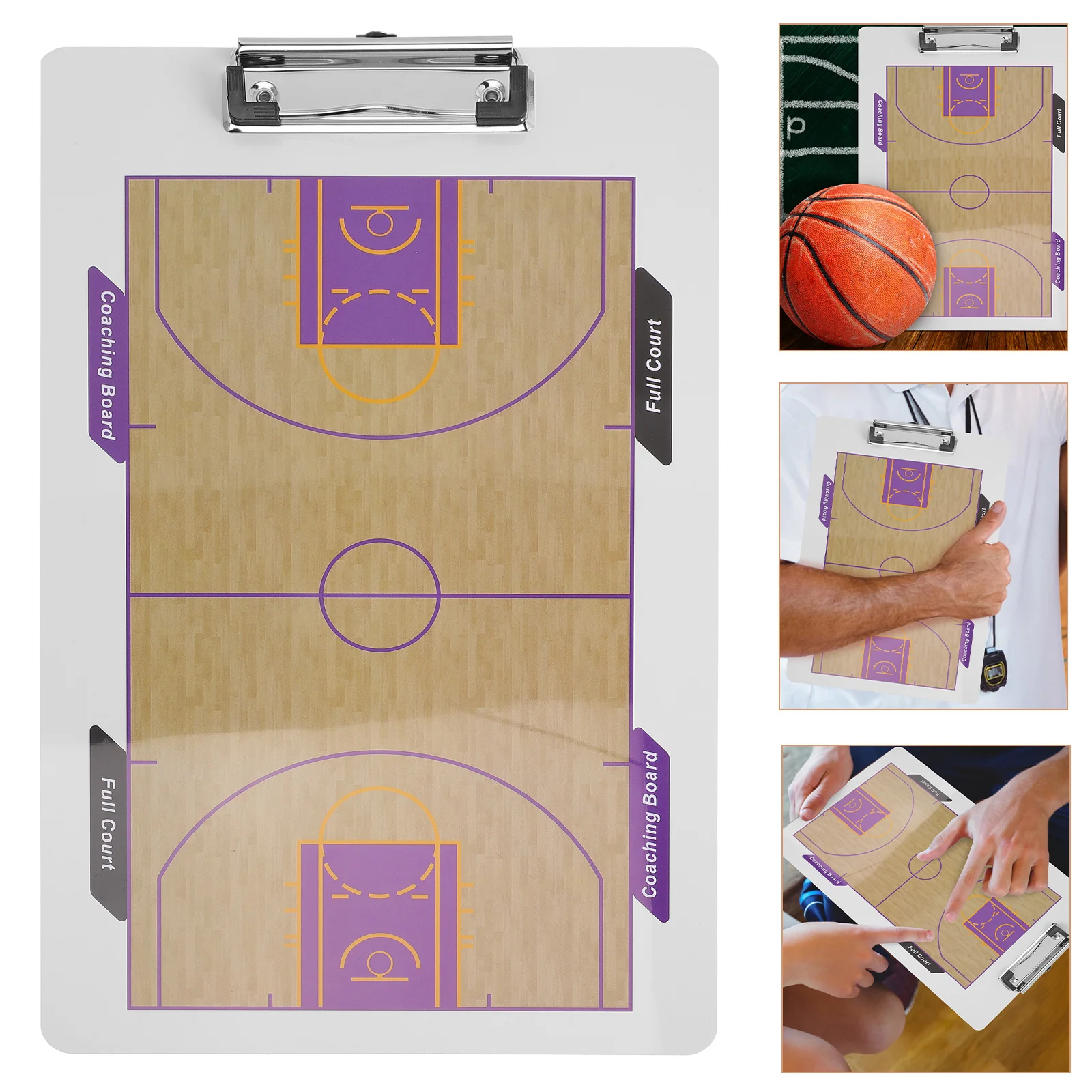 

Basketball Board Clipboard Coaching Dry Erase Marker Accessories Whiteboard Sided Double Strategy Accessoriesc Gifts Clipboards