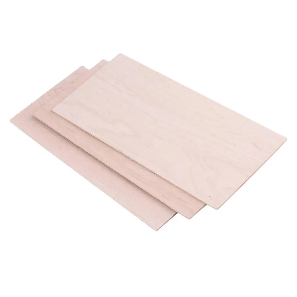 

3 Pcs head of guitar Veneer Headplate Marquetry Guitar Parts Accessory for Luthier DIY