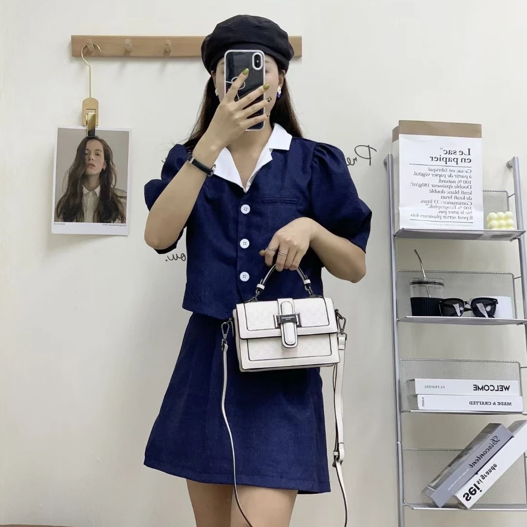 

CHMG Fashion Genuine Leather Crossbody Bags for Women 2023 New White Shoulder Purses Female Brand Designer Trends Handbags