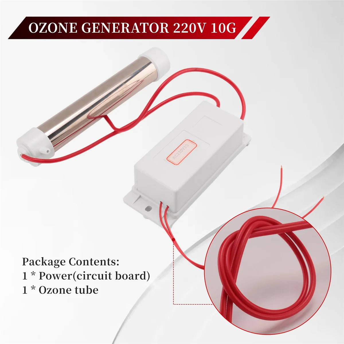Генератор озона 3G 220 В очиститель воздуха стерилизатор кварцевая трубка из