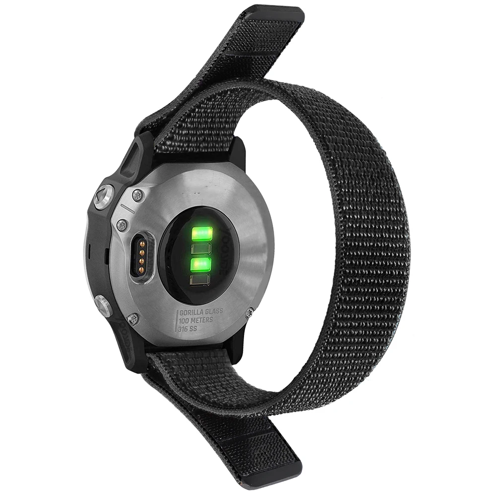 Ремешок нейлоновый для наручных часов Garmin Fenix 7X 7 6 6X 6S Pro 5 5X 5S Plus 3 HR |
