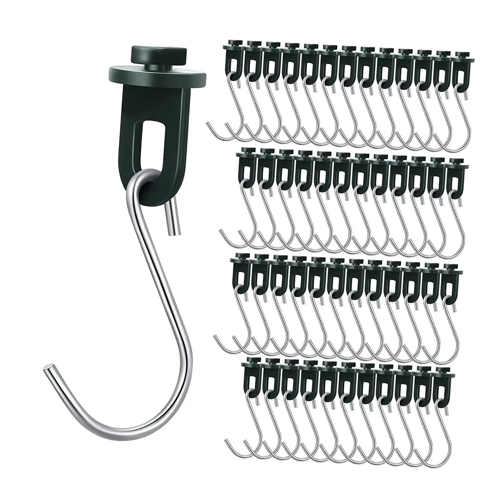 

50 Pieces Greenhouse Hooks hanger Saving for Clothes Outdoor Handbag