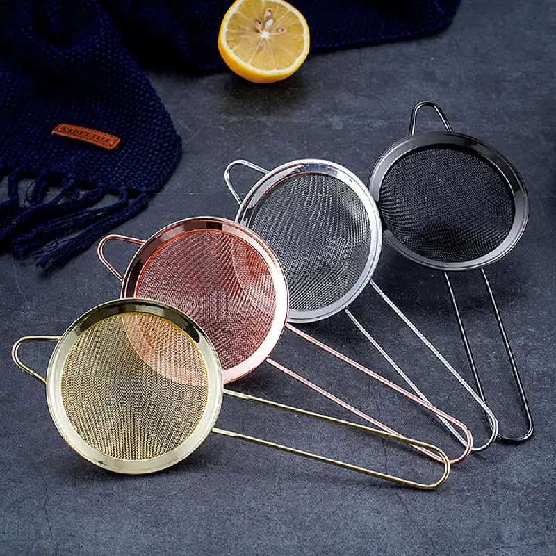 

Cocktail Strainer Stainless Steel Conical Tea Strainers Conical Food Strainers Fine Mesh Strainer Practical Bar Strainer Tool