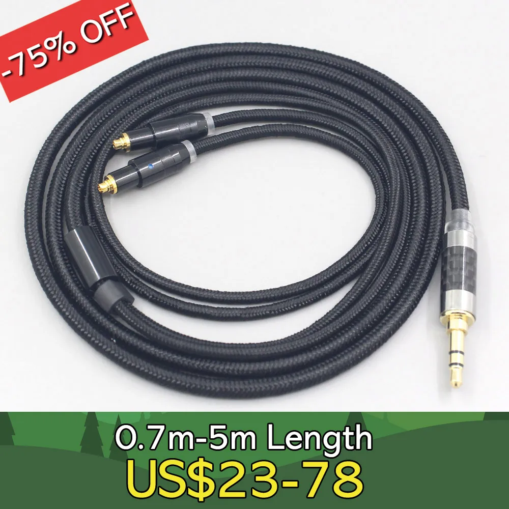 6 5 мм XLR сверхмягкий нейлоновый кабель для наушников OFC Для Shure SRH1540 SRH1840 SRH1440