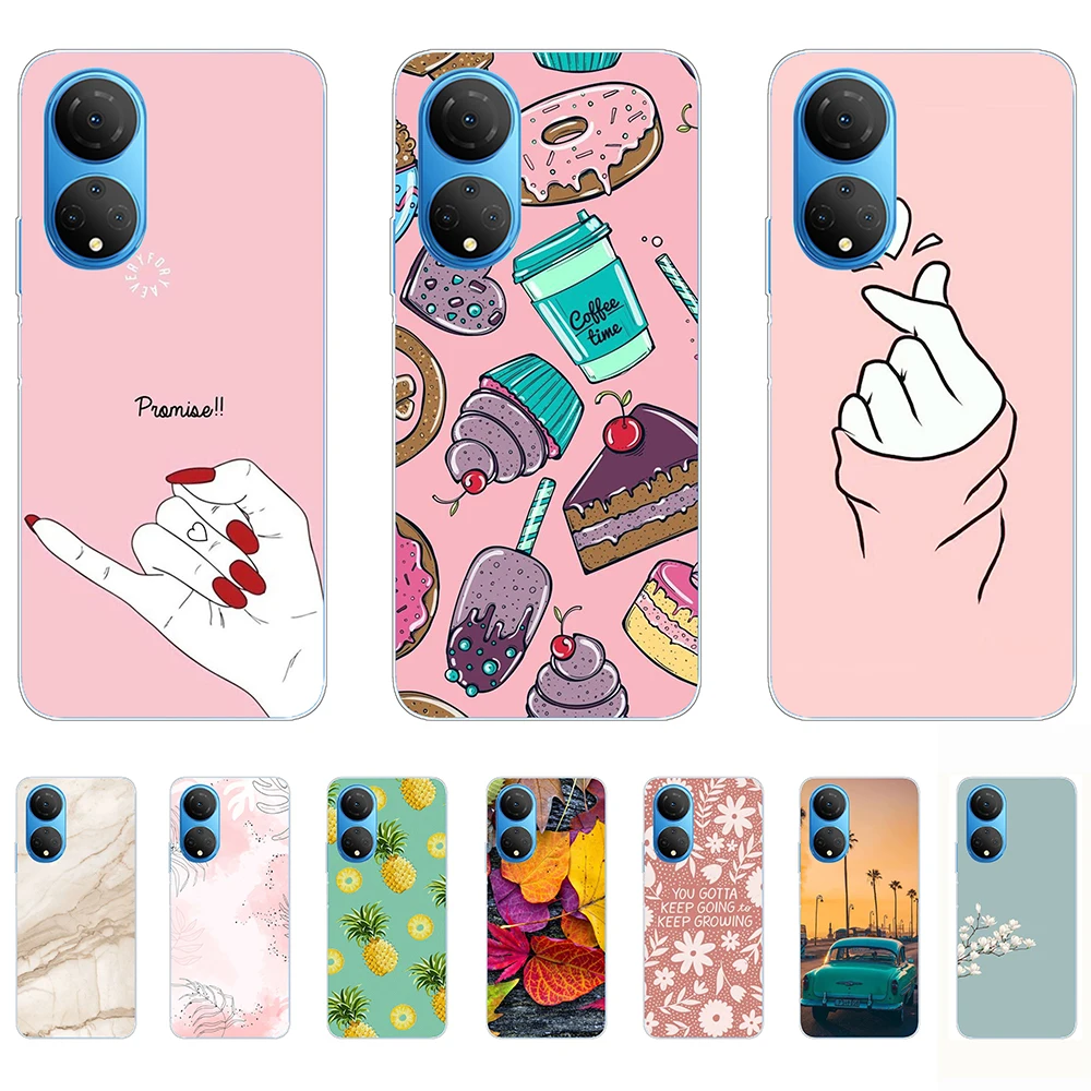 

for Honor X7 Case tpuCute animal Shell Phone Cases 6.74inch Ultra-thin Soft Silicon Transparent Full protection Bumper CMA-LX2