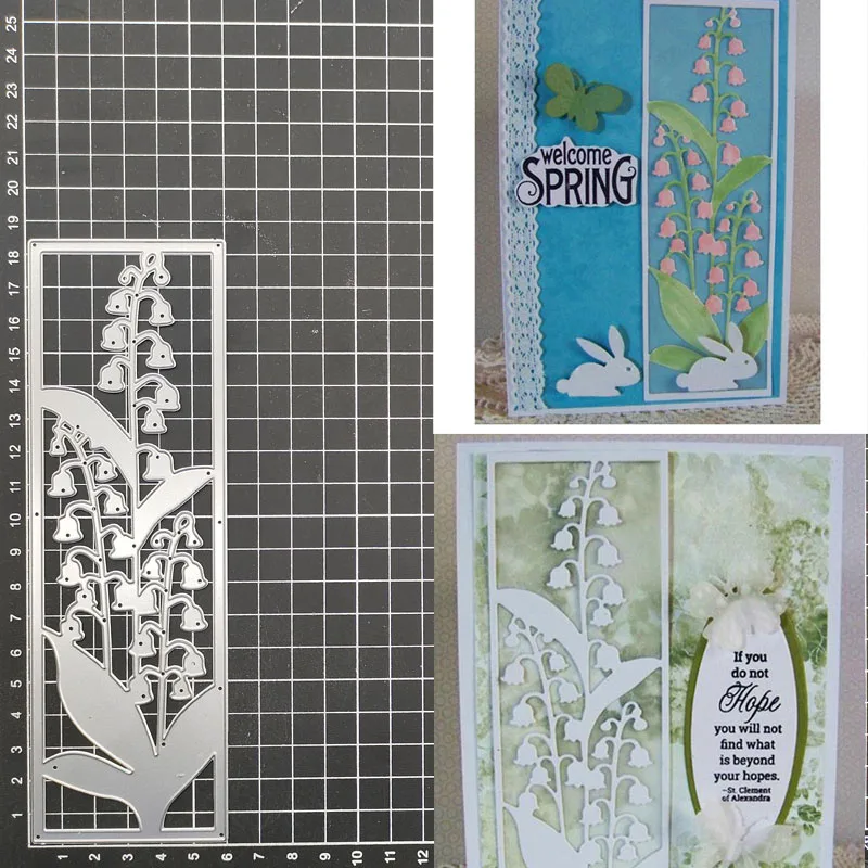 Рамка в виде лилии металлические штампы трафарет альбом для скрапбукинга