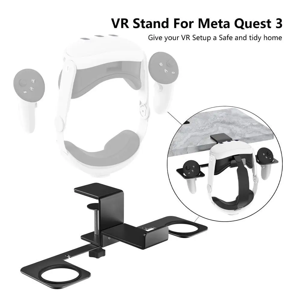 

Держатель для смартфона мета-квест 3, настольный держатель для смартфона с застежкой из алюминиевого сплава, экономия места на дисплее