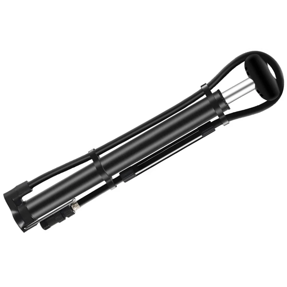 

Professional Bike Tire Pump Portable Bike Inflator Cycling Hand Air Pump (Black)
