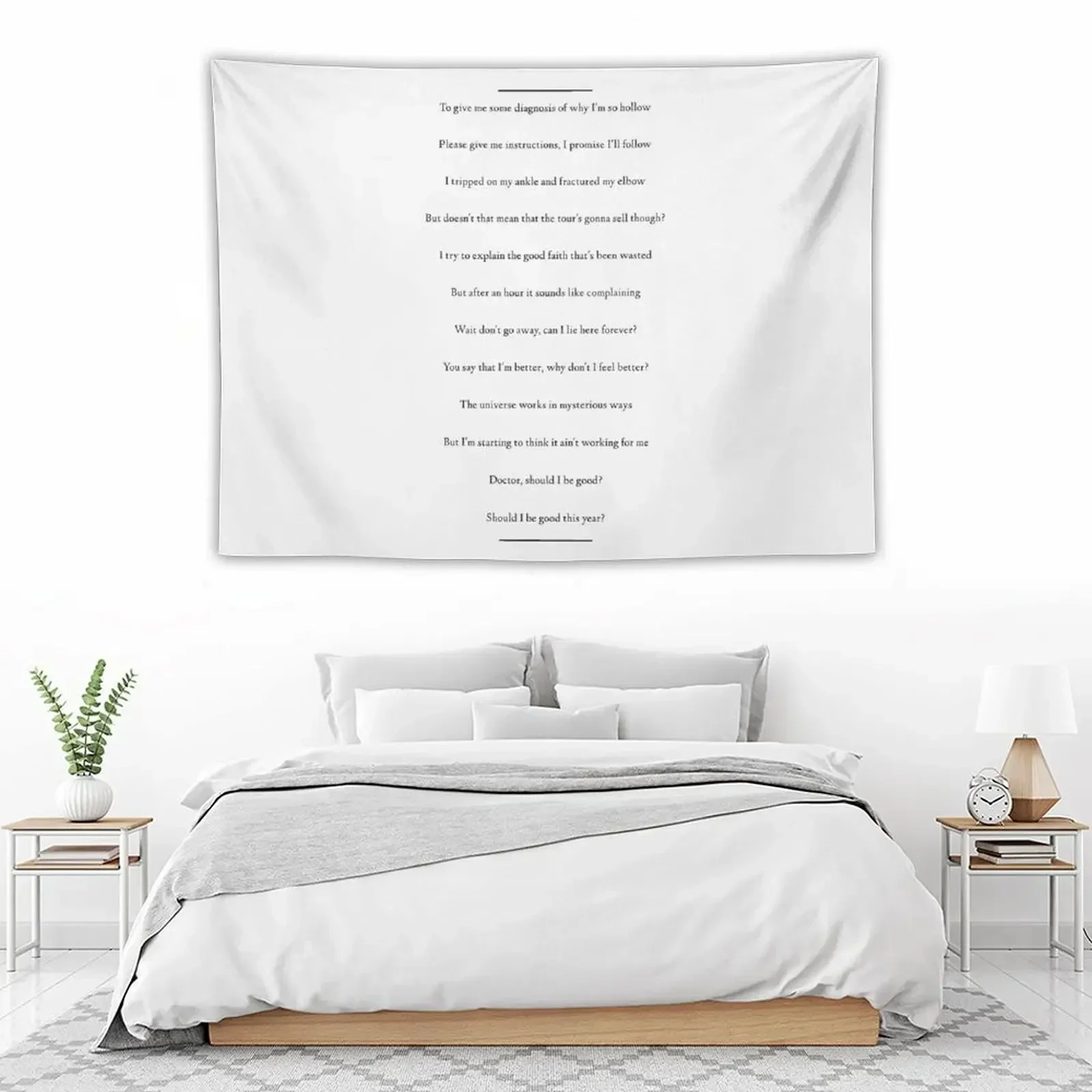 Карма другая (черный логотип) гобелен украшение для гостиной искусственный