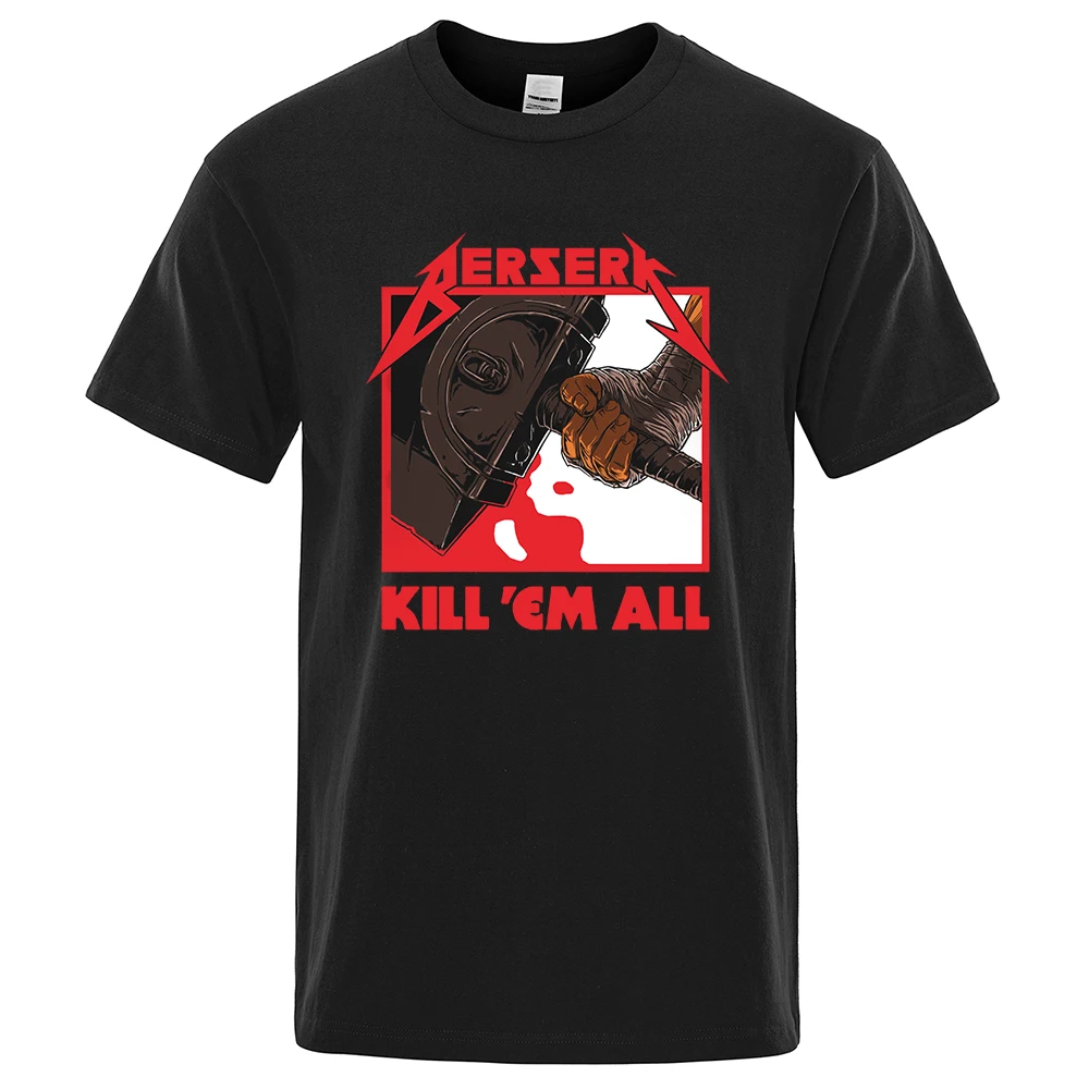 

Kill'S Em All Angry Hammer T-Shirt Mens Hip Hop Street T Shirts Creativity Tee Clothes Short Sleeve High Quality Cotton Tshirts