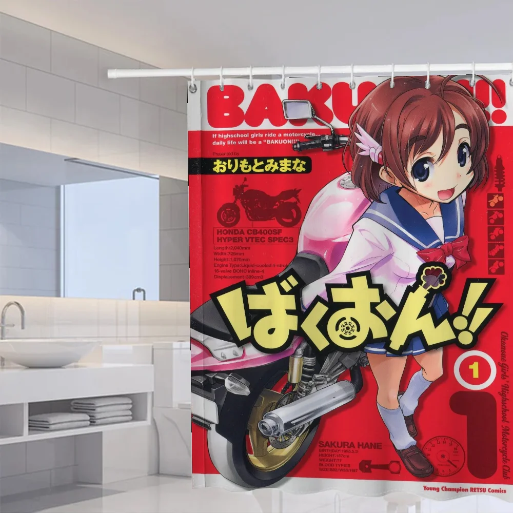 Занавеска для душа в современном стиле B-BakuonS ванной комнаты с экологически