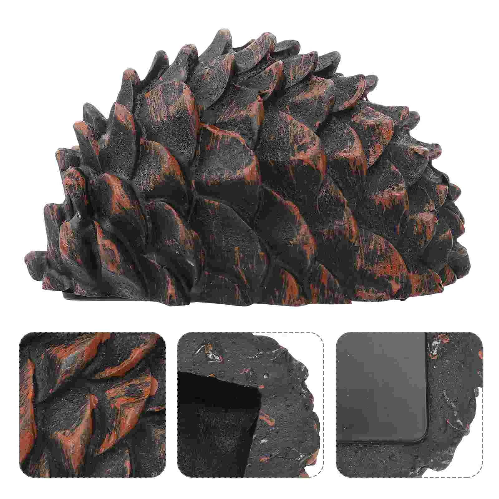 

Desktop Decor Garden Resin Pinecone Key Storage Box House Key Hider House Keychain Spare Key Hider Decorate