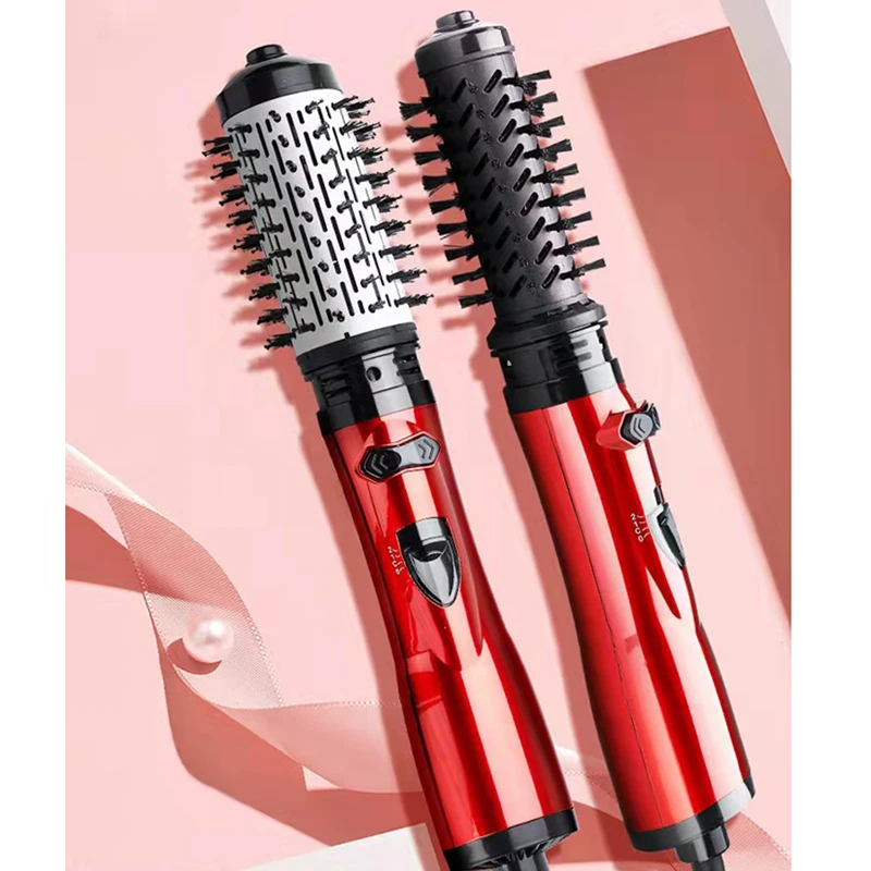 

Electric Hot Air Hair Brush Professional Hair Curling Roller Wand Hair Curler Blow Dryer Comb Straightening Curling Comb