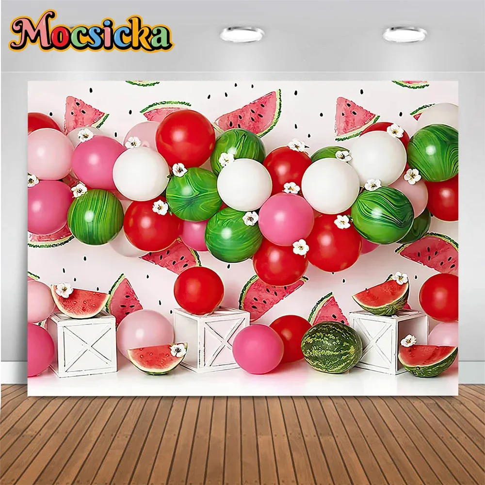 Фон для фотосъемки с изображением арбуза