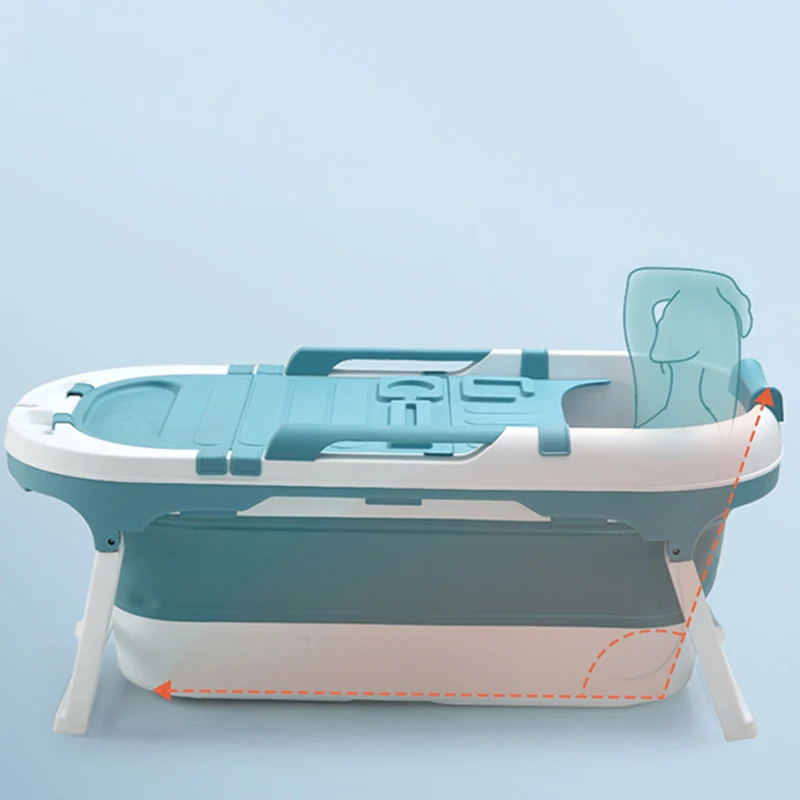 

Collapsible Cover Gifttub Anti Slip Mobile Portable Cover Gifttub Lounger Plastic Washbasin Pliable Adullte Household Gifttub