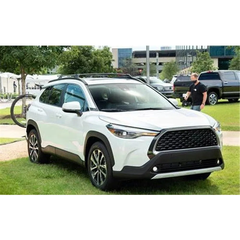 2 шт. поперечины для багажника на крышу Toyota Corolla Cross 2022-2025, с замком, черные (art.: 3920d81ef8395) - 3920d81ef8395