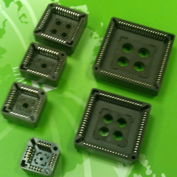 5 шт./лот SMD IC Блок 28 P 32 44 52 68 84P PLCC44 PLCC28 PLCC32 PLCC52 PLCC68 PLCC84 коричневое сиденье ядро чип