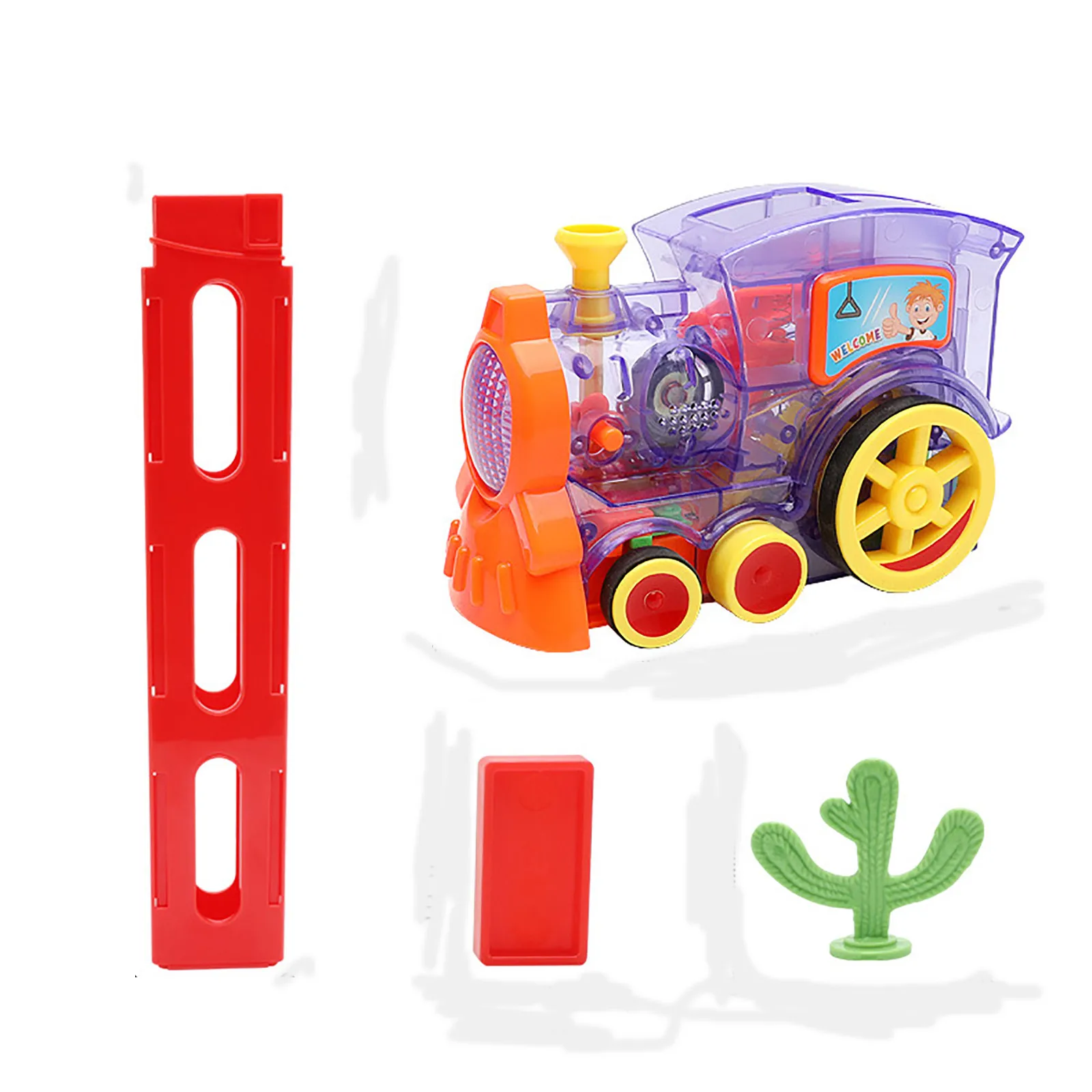 

Train Car Toy Electric Into DIY Educational Blocks Automatically Children's Put Education
