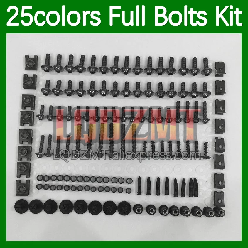 

268pcs Body Bolt Full Screws Kit For KAWASAKI NINJA ZX14 R ZX 14R 14 R ZX-14R ZX14R 12 13 14 15 16 17 Fairing Bolts screw Nut