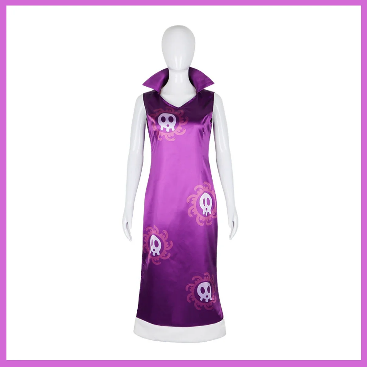 Фото Аниме Боа Хэнкок Косплей Костюм Ока Шичибукай Член Фиолетовый Cheongsam Платье Серьги Парик Женский Сексуальный Карнавальный Костюм Для Вечеринки №2