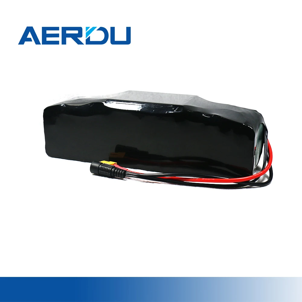 

AERDU 44V 12S3P 10.5Ah 18650 Li-ion Battery Pack Built-in BMS FOR Moped Electric Scooter Bicycle +XT60 DC5521 Pulg 3500mAh Cells