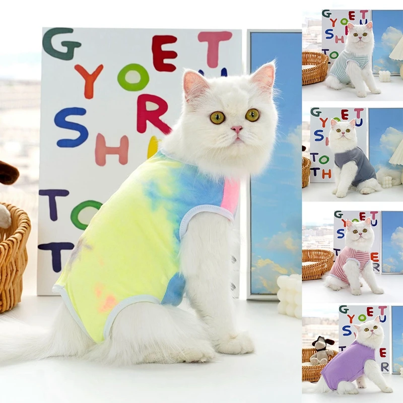 Костюм для выздоровления кошек костюм хирургического питомца комбинезон женщин