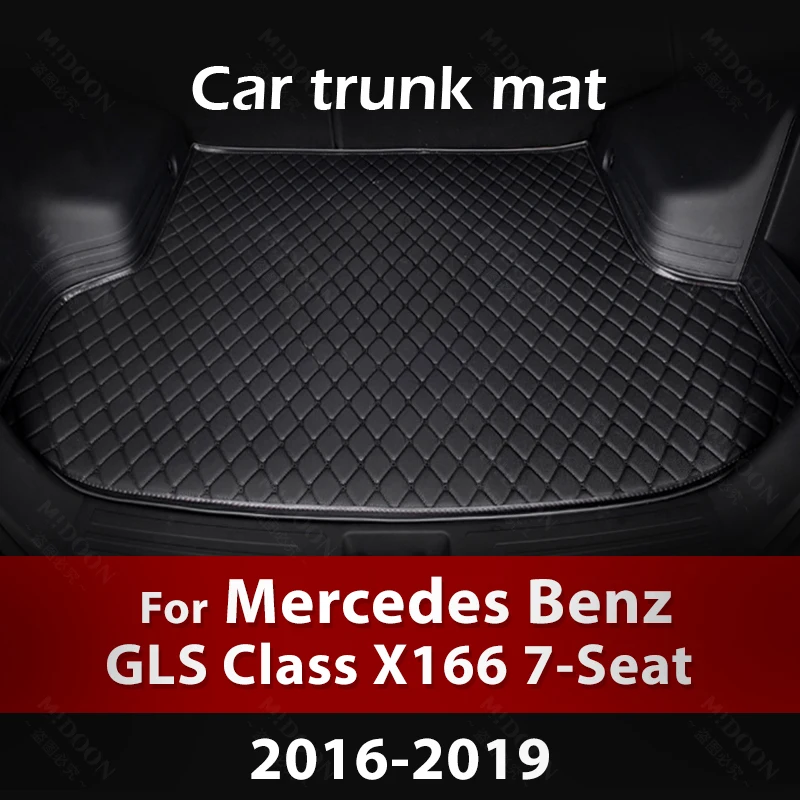 

Автомобильный коврик для багажника Mercedes Benz GLS Class X166 7-Seat 2016 2017 2018 2019 пользовательские автомобильные аксессуары автомобильное украшение интерьера