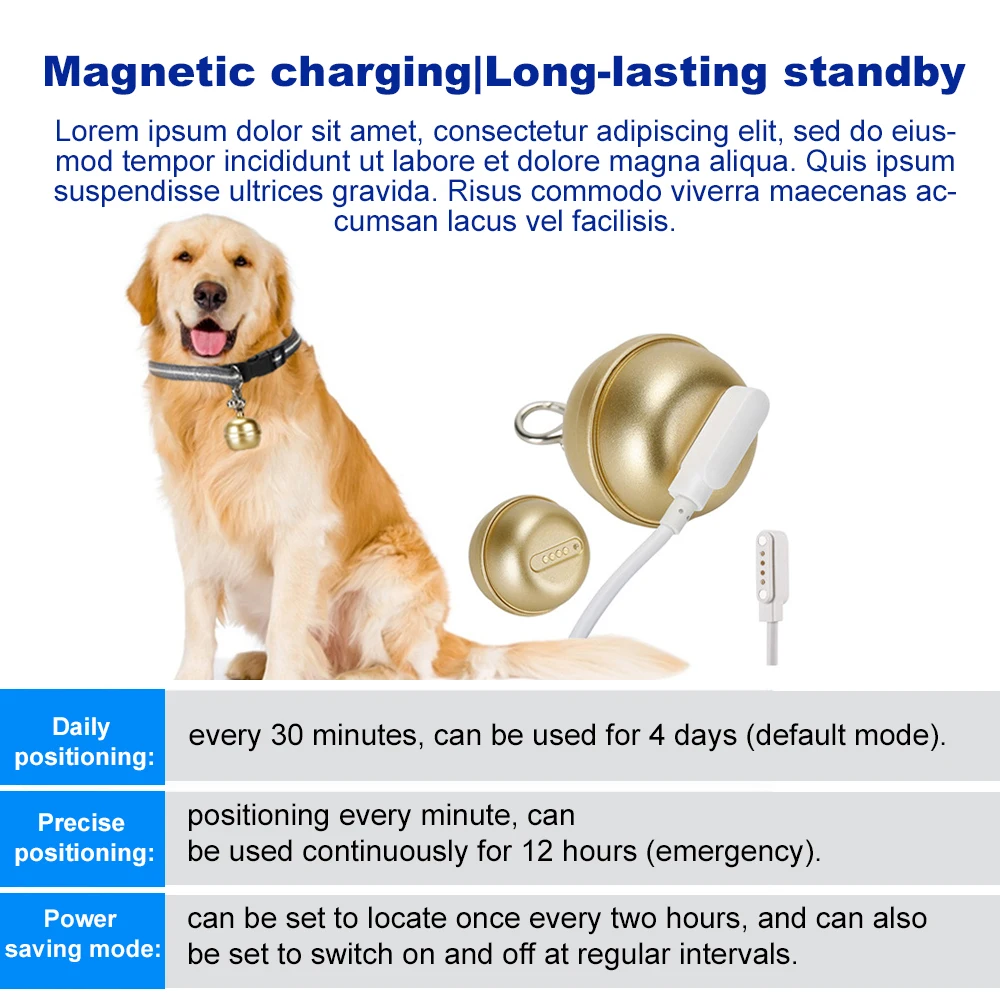 Водонепроницаемый GPS-трекер для активного отдыха дома отслеживание животных