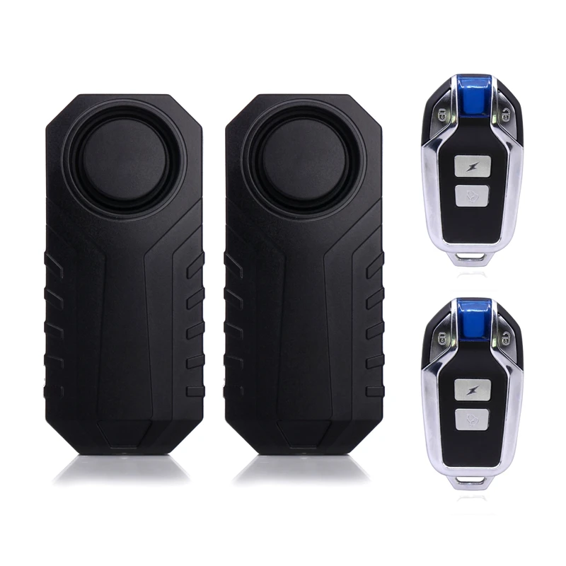 

Wireless Remote Control Vibration Alarm Motion Sensor Waterproof Home Vibration Burglar Alarm