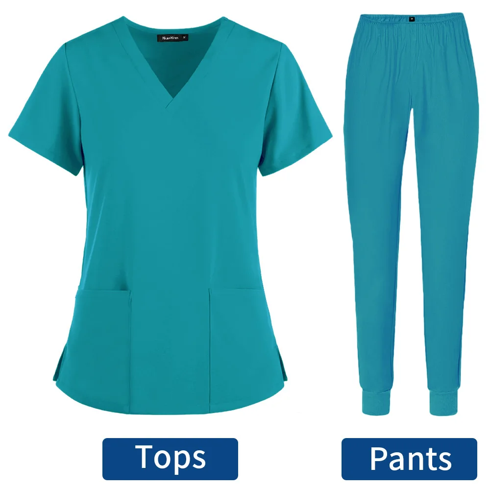 

Рабочая одежда для лаборатории, костюмы для бега, одежда для медсестер, униформа для клиники для домашних животных, ветеринарные рабочие ко...