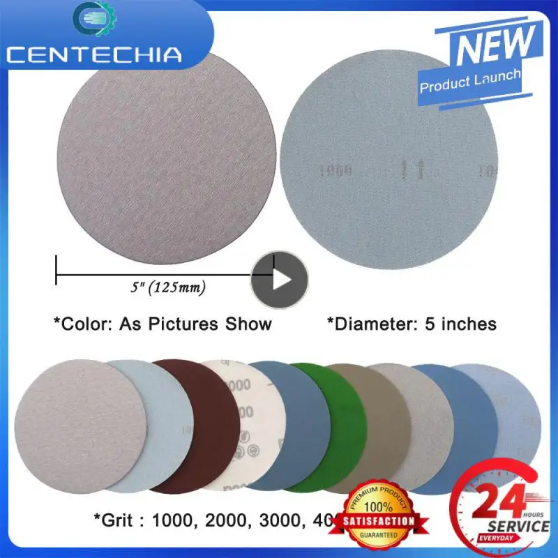 

Uniform Size Sanding Paper Water Abrasive Paper Paper Base Set 5 Colors Flocking Sandpaper Tool Multicolor Water Scrub Round