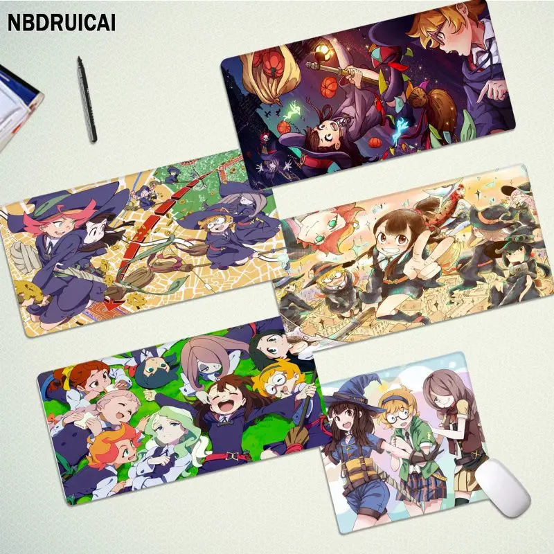 

Little Witch Academia Boy Pad Large Gaming Mousepad L XL XXL Gamer Mouse Pad Size For Game Player Desktop PC Computer Laptop