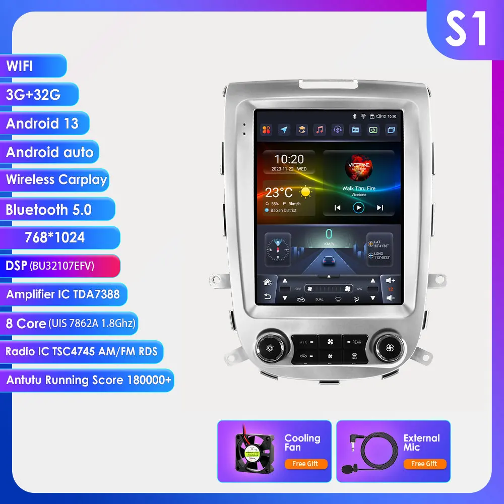 Hizpo для Tesla Style 2Din Автомагнитола для Hyundai Santa Fe 2 2006 2007-2012 стерео Мультимедийный видеоплеер навигация GPS Carplay