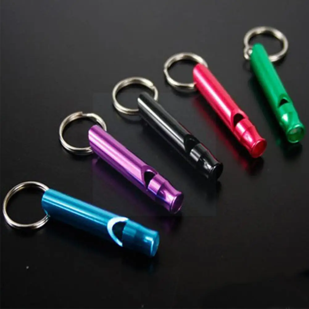 

Outdoor Metal Multifunction Whistle Pendant With Keychain Keyring For Outdoor Survival Emergency Mini Size Whistles Team Gi W6P8