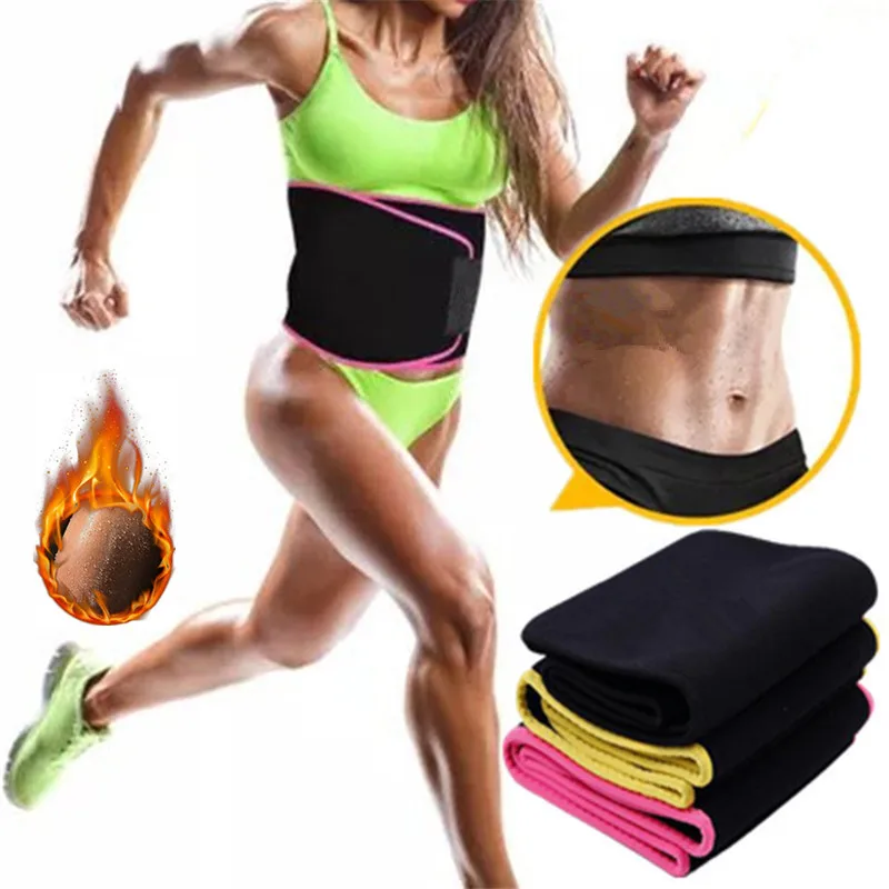 

Neoprene Sauna Sweating Waist Cinchers Body Shapers Belts Sweat Waist Trainers Slimming Fajas Belly Control Modeling Strap