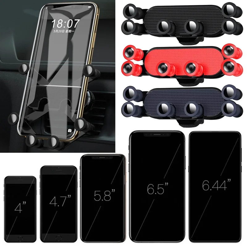 

Universal Car Phone Holder Strip Car Air Outlet-Mobile Phone Bracket Car Universal Navigation Gravity Holder
