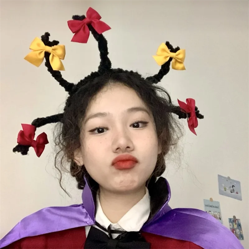 Мультфильм Мона бант вампира палочка для волос повязка на голову реквизит