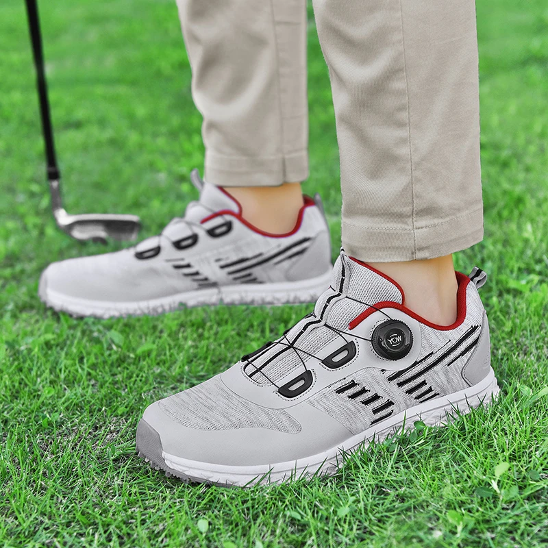 New Mesh Golf Shoes Men Comfortable Golf Sneakers Outdoor Non-Slip Golfer Sneakers