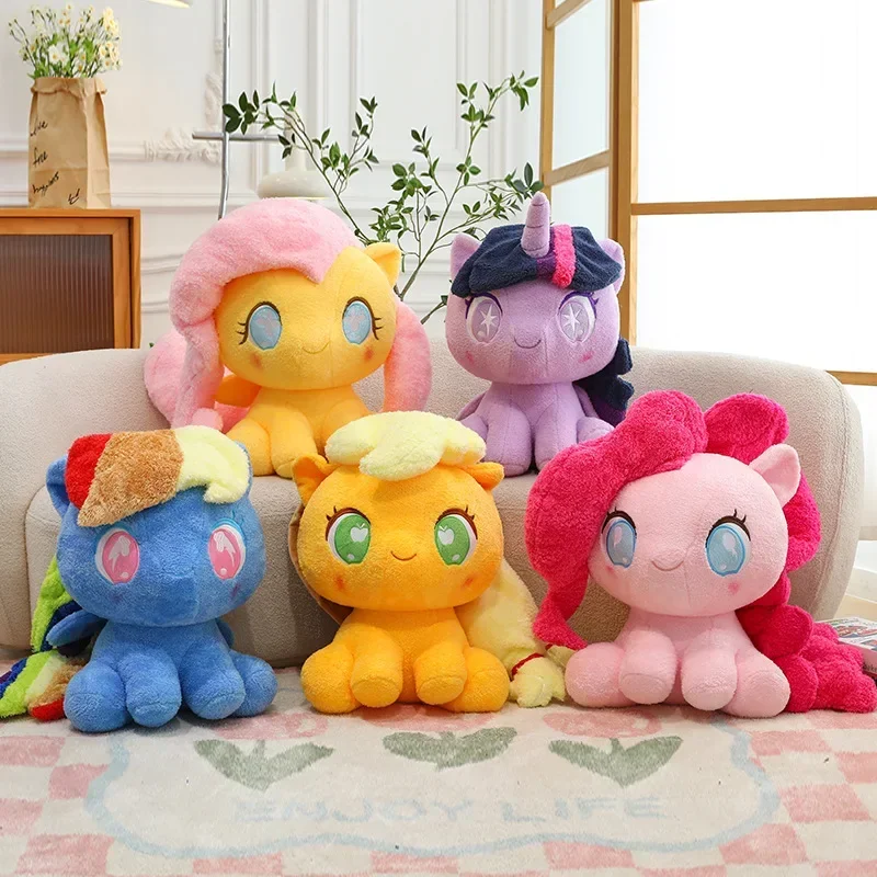 Фото 35-55 см Q Edition аниме My Little Pony прототип плюшевая кукла аниме мягкая подушка для девочек флаттершай украшения детские игрушки подарок №2