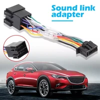 durable stereo wiring harness connector car stereo radio iso wiring harness connector 16 pin pi100 for pioneer 2003 on